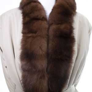 Yves Saint Laurent Mink Lined Trench Coat